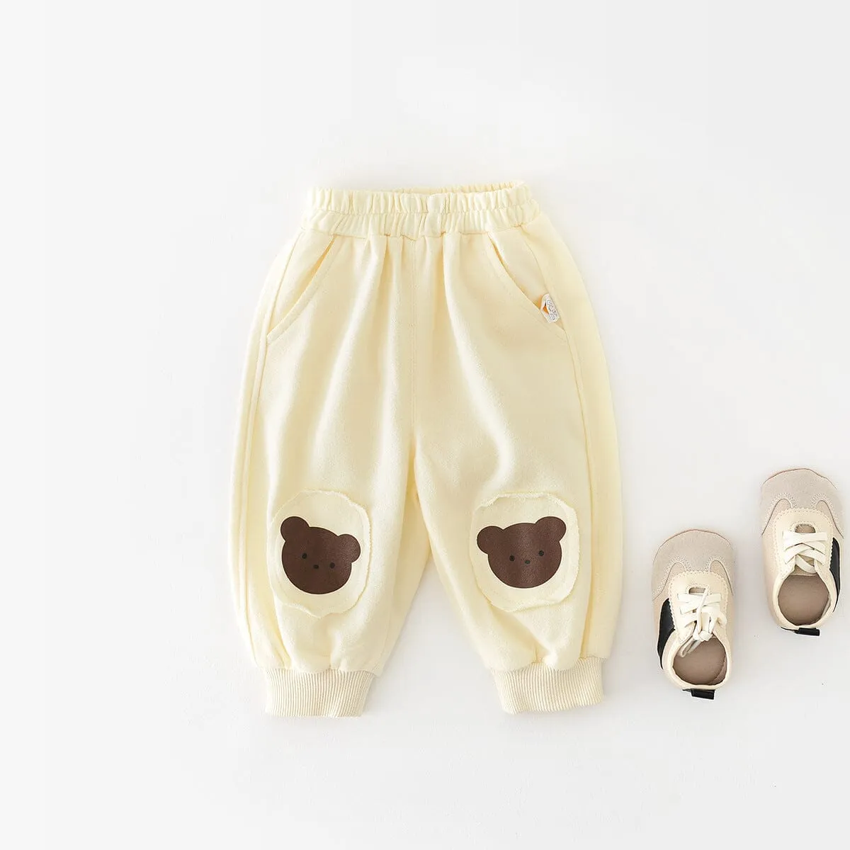 Mason Cartoon Patch Baby Casual Sweatpants