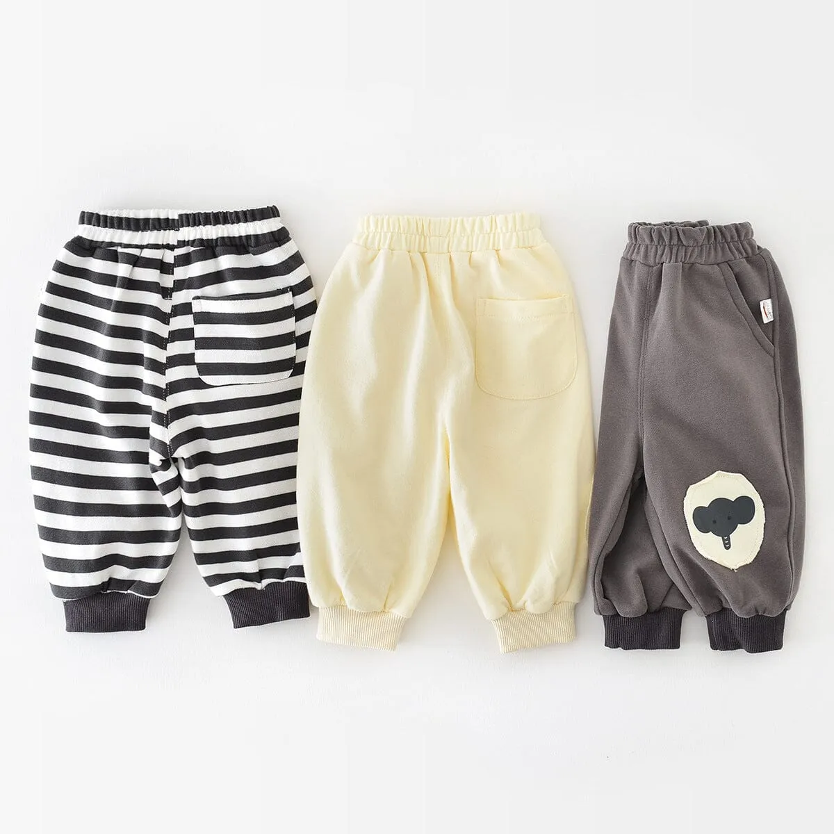 Mason Cartoon Patch Baby Casual Sweatpants