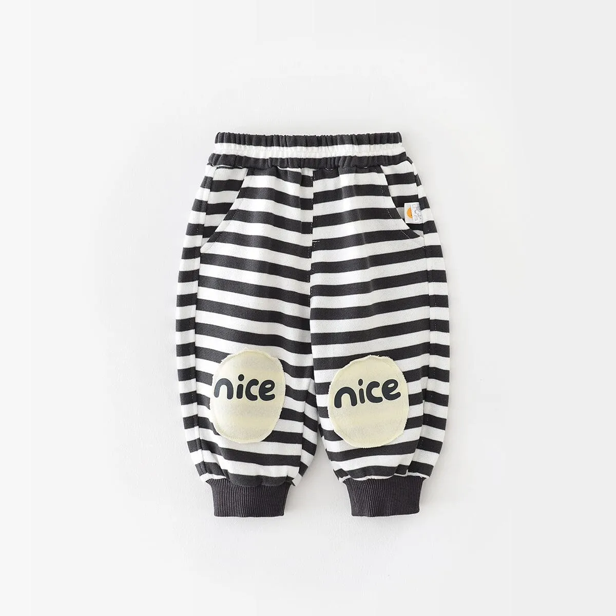 Mason Cartoon Patch Baby Casual Sweatpants