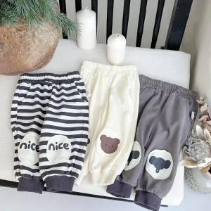 Mason Cartoon Patch Baby Casual Sweatpants