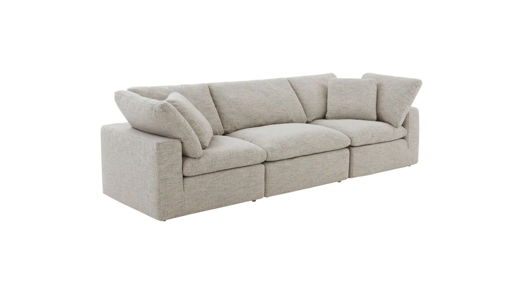 Movie Night™ 3-Piece Modular Sofa, Large, Oatmeal
