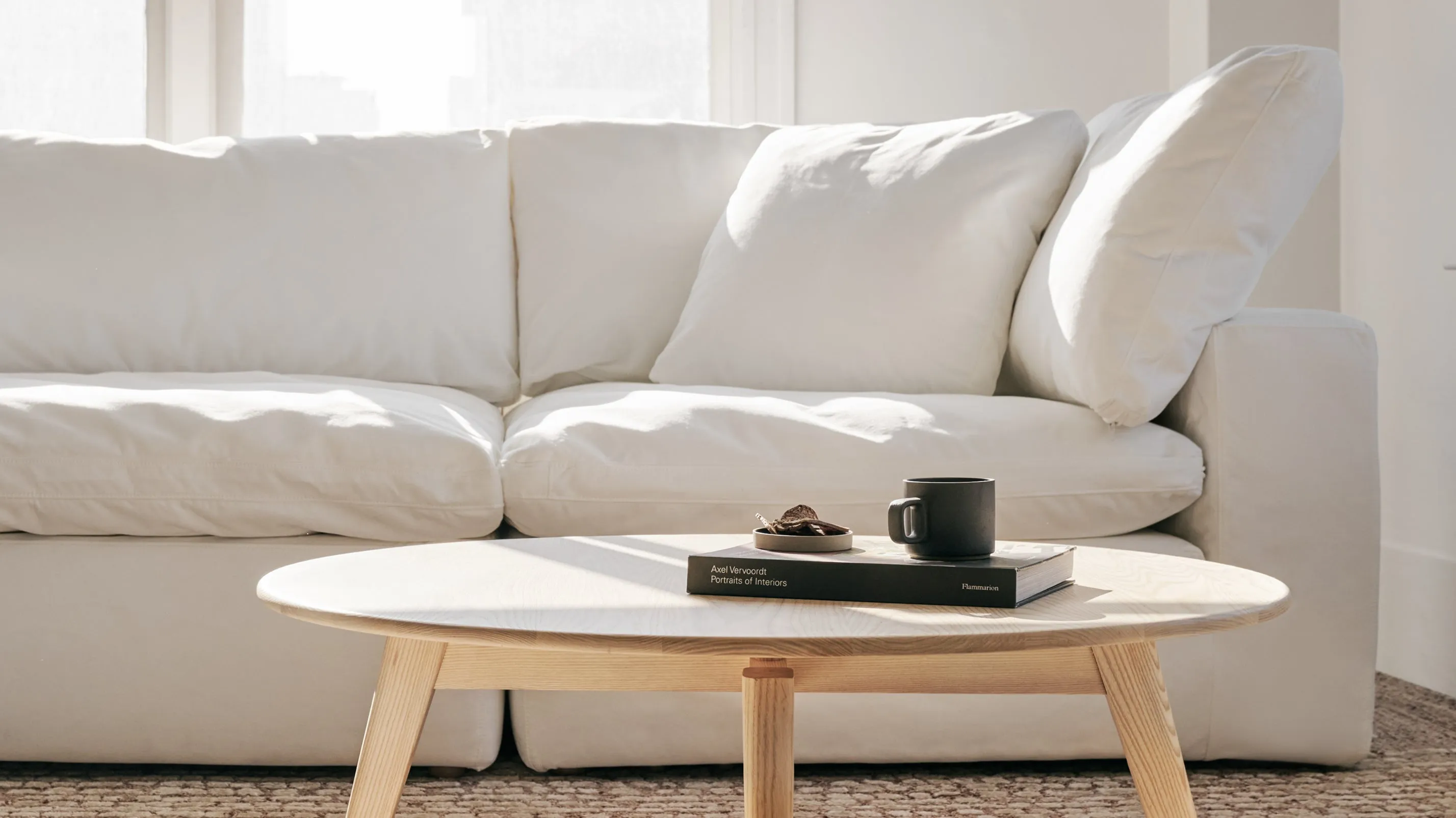Movie Night™ 3-Piece Modular Sofa, Large, Oatmeal