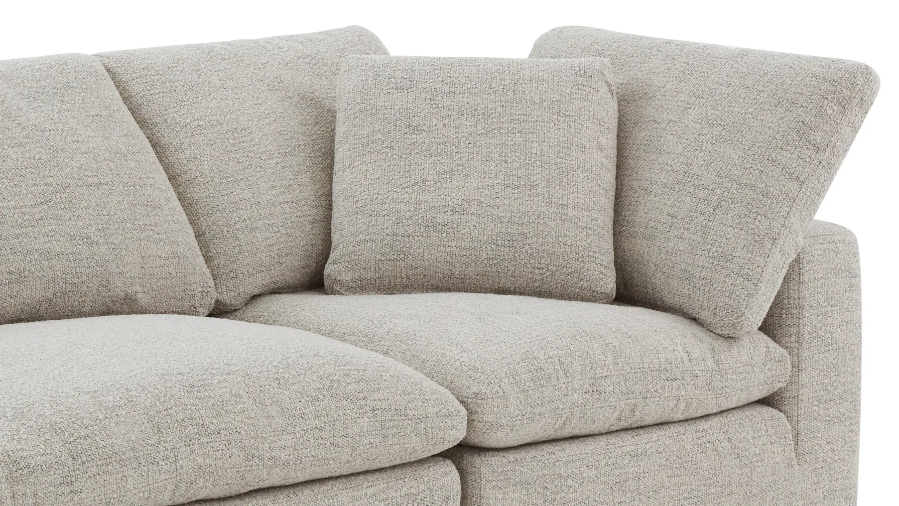 Movie Night™ 3-Piece Modular Sofa, Large, Oatmeal