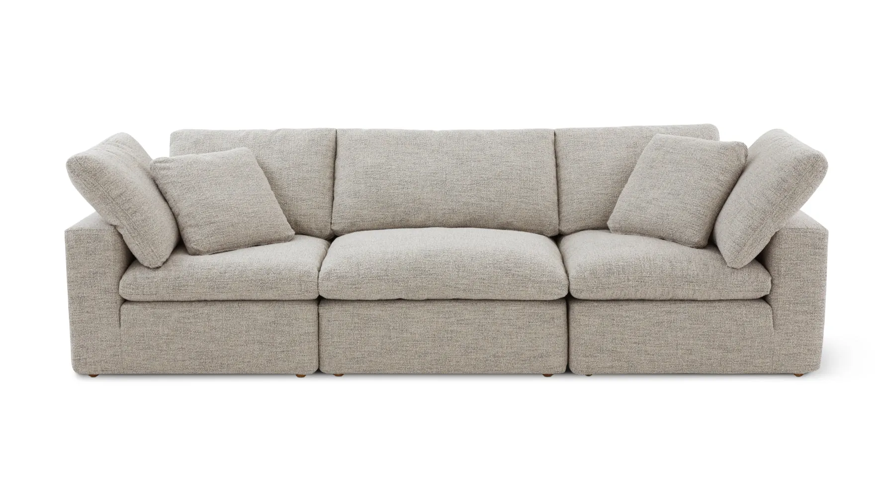 Movie Night™ 3-Piece Modular Sofa, Large, Oatmeal