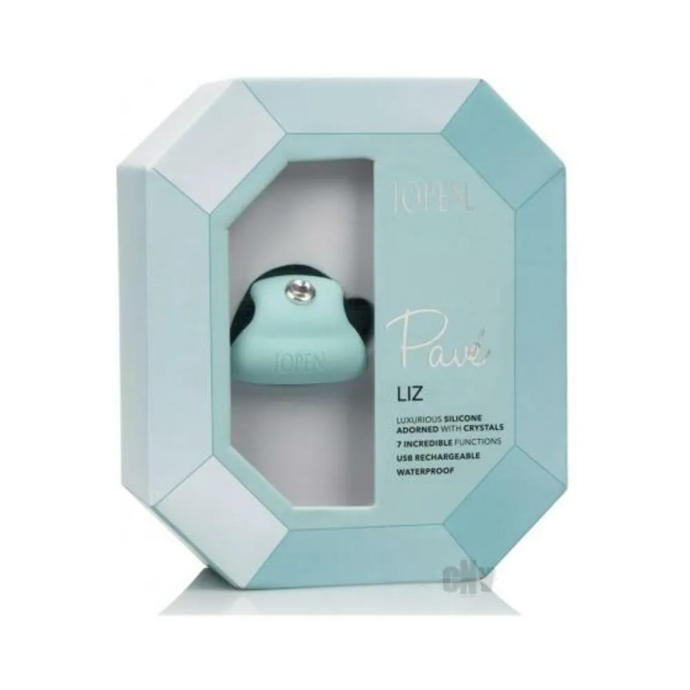 Pave Liz Green Finger Vibrator