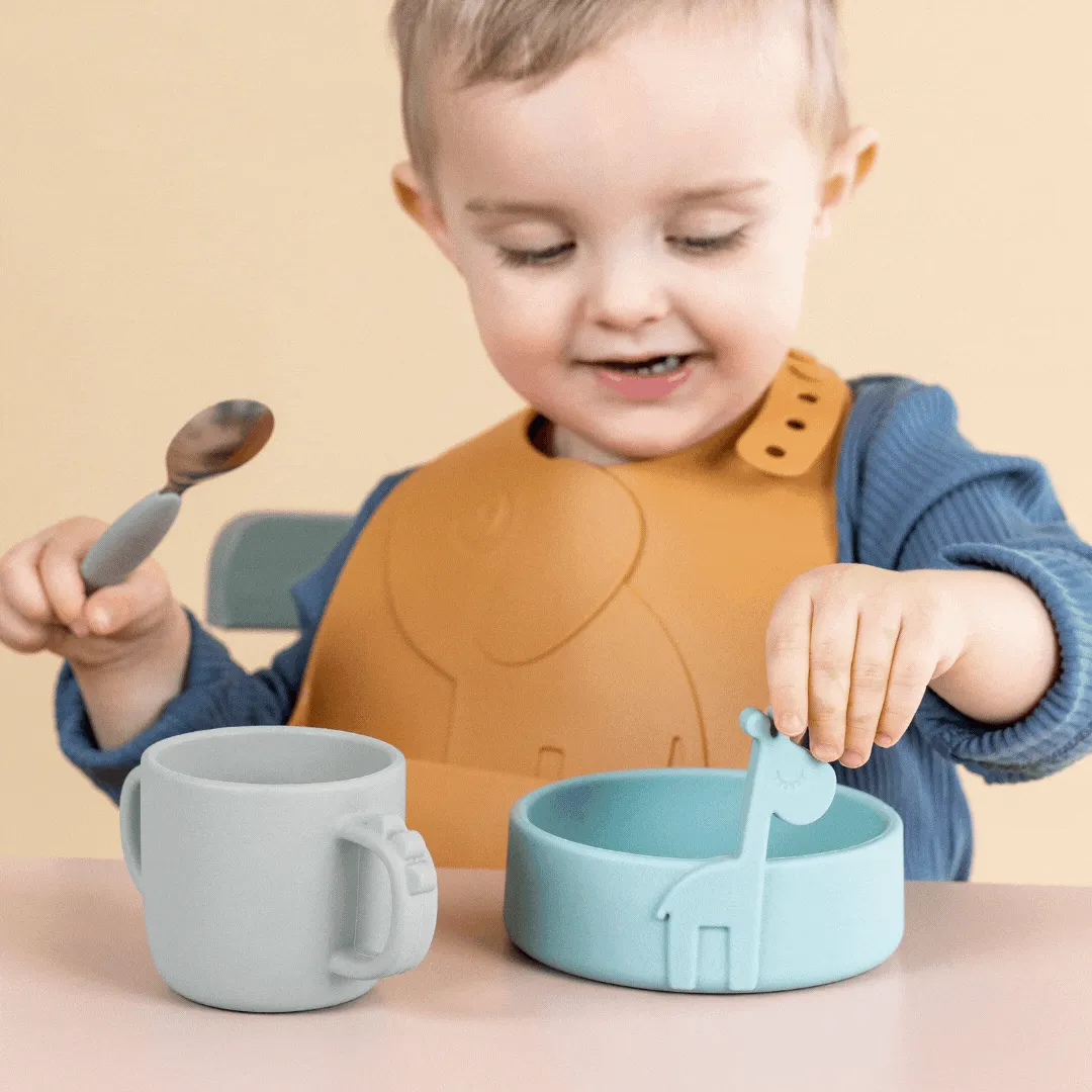 Peekaboo First Meal Set Deer Friends Powder