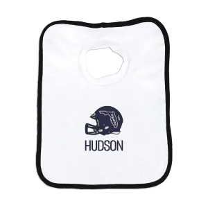 Personalized FAU Owls Helmet Bib