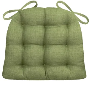 Rave Sage Green Indoor / Outdoor Dining Chair Pads & Patio Chair Cushions