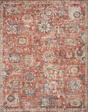 Saban Rug in Rust & Multi
