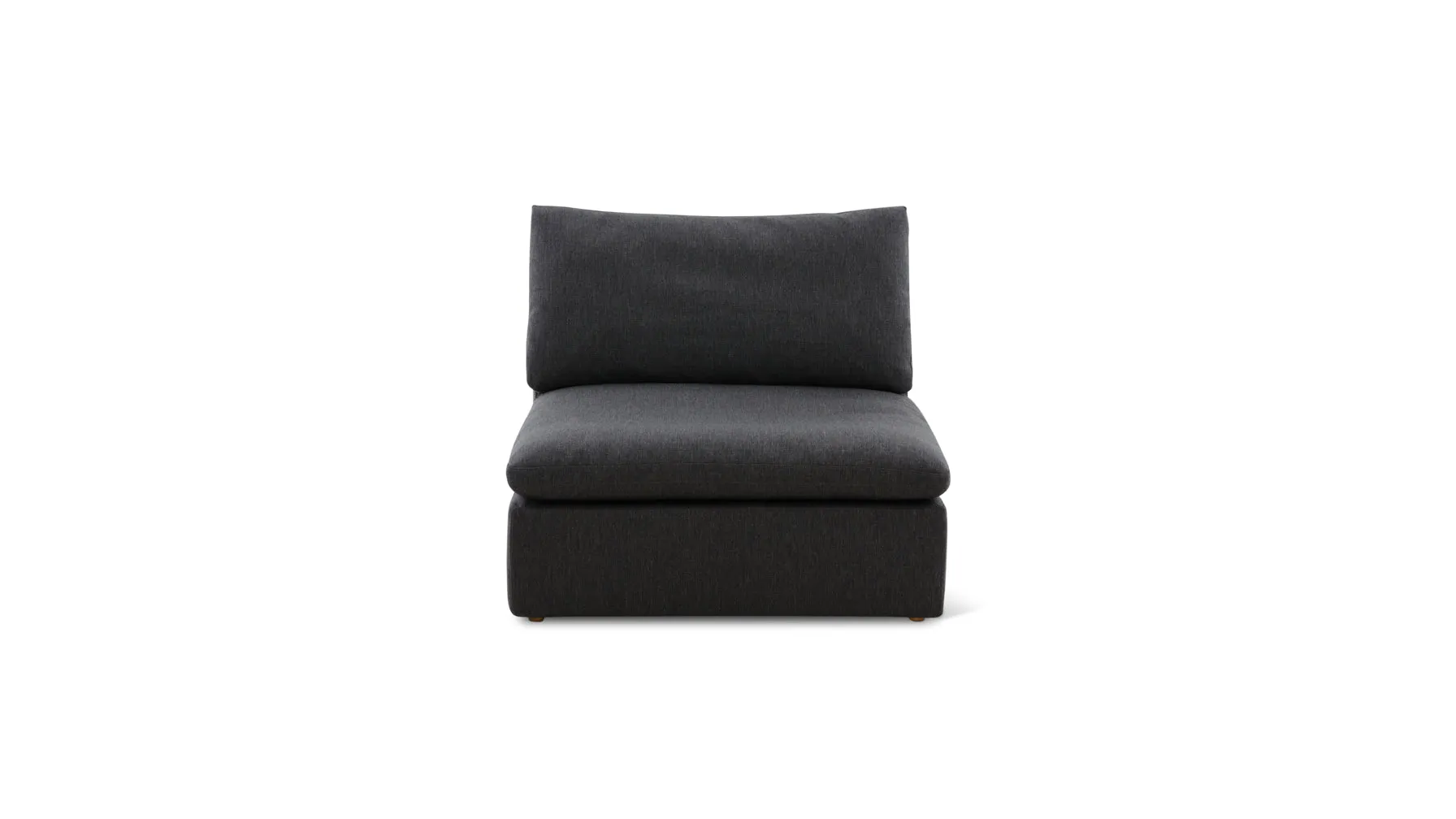Slipcover - Movie Night™ Armless Chair, Large, Dark Shadow