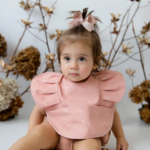 Snuggle Hunny Waterproof Snuggle Bib - Daisy Frill
