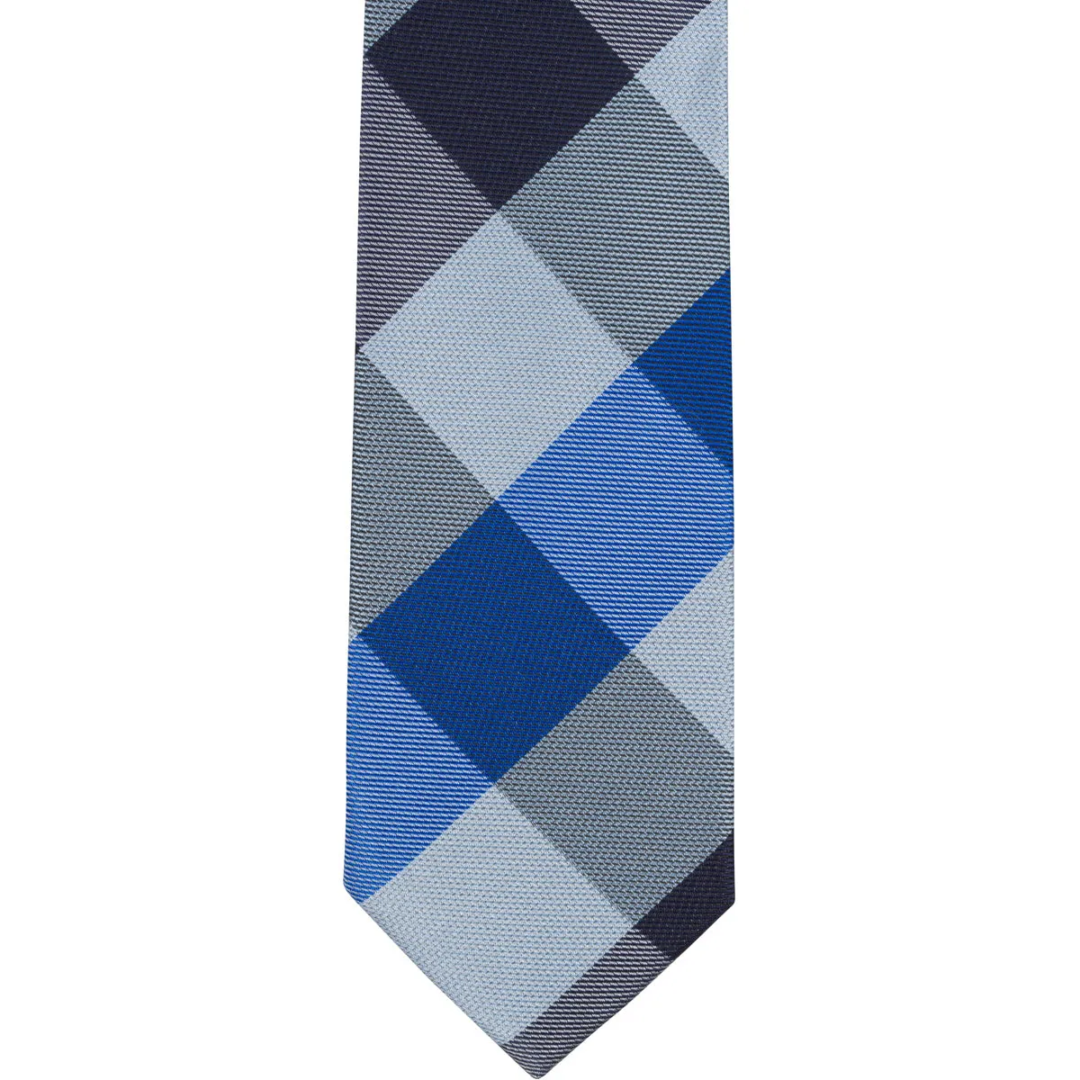 ST3 - Blue Diamond Plaid - Skinny Width