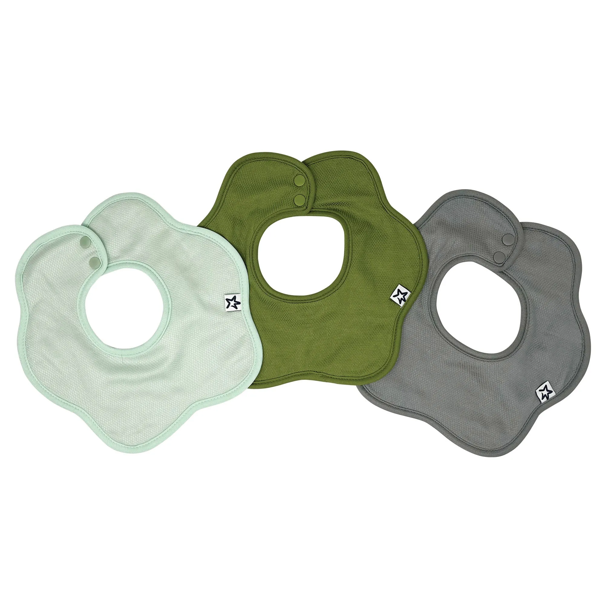 Tiny Twinkle - Kaffle Roundabout Bib 3 Pack