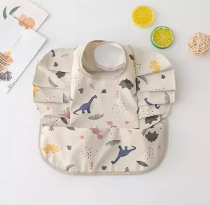 Waterproof Baby Bib - Dinosaur Print