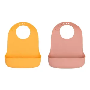 We Might Be Tiny Silicone Catchie Bibs 2.0