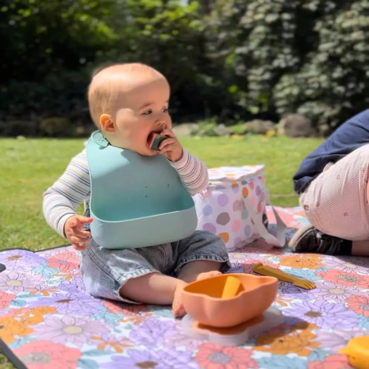We Might Be Tiny Silicone Catchie Bibs 2.0