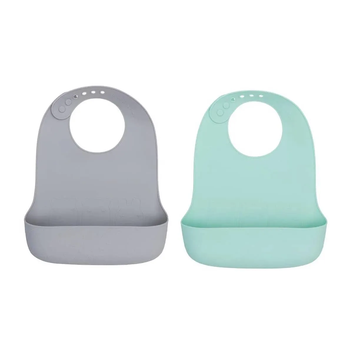 We Might Be Tiny Silicone Catchie Bibs 2.0